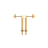 Mackenzie Earrings in 18K Gold Plated, view 3
