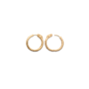 Mystigrey Alyssa 18K Gold Plated Stud Earrings for Women Black Agate