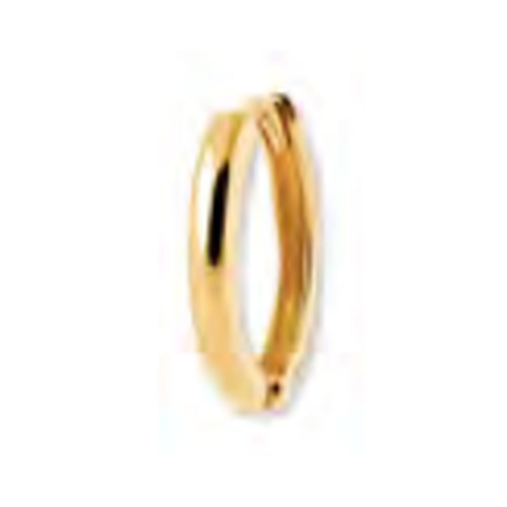 Kali Huggie Hoop Earrings 14 mm, 18K Gold Plated