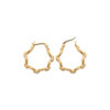 Carter Hoop Earrings in 925 Sterling Silver Plated Rhodium or 18K Gold Plated, view 4