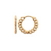 Alice Hoop Earrings in 18K Gold Plated, view 2