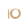 Mystigrey Alice 18K Gold Plated Hoop Earrings 20 cm