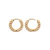 Mystigrey Alice 18K Gold Plated Hoop Earrings 20 cm