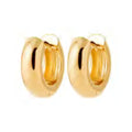 Bianca Chunky Hoop Earrings 15 mm, 18K Gold Plated