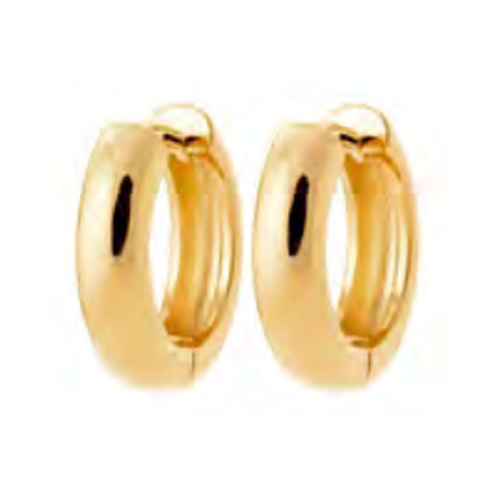 Bianca Chunky Hoop Earrings 20 mm, 18K Gold Plated