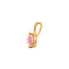 Alizee Lilly Pink Pendant in 18K Gold Plated, view 2