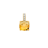 Load image into Gallery viewer, Mystigrey Alizee Maya 18K Gold Plated Pendant for Women with Cubic Zirconia and Yellow
