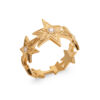 Load image into Gallery viewer, Mystigrey Polaria 18K Gold Plated Ring Cubic Zirconia

