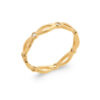Penelope Ring in 925 Sterling Silver Plated Rhodium or 18K Gold Plated, view 2