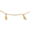 Ariel Feather Necklace in 18K Gold Plated