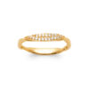 Oriana Ring in 925 Sterling Silver Plated Rhodium or 18K Gold Plated, view 2