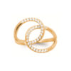Oriana II Ring in 925 Sterling Silver Plated Rhodium or 18K Gold Plated, view 2