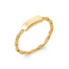 Chaya ID Ring in 18K Gold Plated