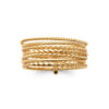 Marjory R7 Ring in 925 Sterling Silver Plated Rhodium or 18K Gold Plated, view 4