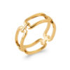 Mack Band Ring in 925 Sterling Silver Plated Rhodium or 18K Gold Plated
