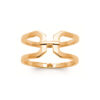Mack Ring in 925 Sterling Silver Plated Rhodium or 18K Gold Plated, view 2