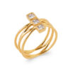 Tessa Ring in 18K Gold Plated