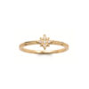 Load image into Gallery viewer, Mystigrey Flower 18K Gold Plated Mystigrey Flower Ring with Cubic Zirconia
