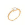 Mystigrey Adelaide 18K Gold Plated Ring Cubic Zirconia