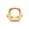 Mystigrey Square Large 18K Gold Plated Ring Cubic Zirconia