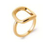 Square Large Ring in 18K Gold Plated