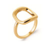 Load image into Gallery viewer, Mystigrey Square Large 18K Gold Plated Ring Cubic Zirconia
