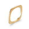 Square Band Ring in 18K Gold Plated
