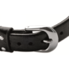 Men's Taylor Belt Leather Bracelet in Stainless Steel, view 2