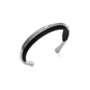 Mystigrey Mitch Stainless Steel Bangle for Men Black
