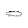 Men's Logan Bangle in Stainless Steel, view 2