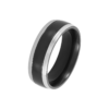 Men's Tyler Ruthenium Ring in stainless steel