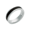 Mystigrey Zachary Stainless Steel Ruthenium Ring for Men