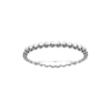 Margo R6 Ring in 925 Sterling Silver Plated Rhodium, view 2