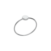 MiniMe Dot Ring in 925 Sterling Silver Plated Rhodium or 18K Gold Plated, view 2