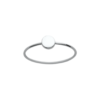 MiniMe Dot Ring in 925 Sterling Silver Plated Rhodium or 18K Gold Plated, view 4