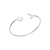 Moonlight Bangle in 925 Sterling Silver Plated Rhodium