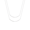 Load image into Gallery viewer, Mystigrey Jane .925 Sterling Silver Plated Rhodium Dual Necklace
