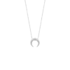 Mina Necklace in 925 Sterling Silver Plated Rhodium