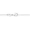 Lea Full Heart Bracelet in 925 Sterling Silver Plated Rhodium, view 2