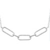 Noriel Necklace in 925 Sterling Silver Plated Rhodium