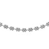 Flore Necklace in 925 Sterling Silver Plated Rhodium
