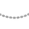 Mystigrey Flore .925 Sterling Silver Plated Rhodium Necklace