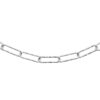 Piper Clip Necklace in 925 Sterling Silver Plated Rhodium
