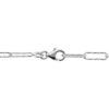 Piper Clip Necklace in 925 Sterling Silver Plated Rhodium, view 2