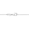 Mystigrey Milena Little Hearts .925 Sterling Silver Plated Rhodium Necklace