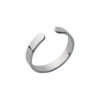 Brooke Ring in 925 Sterling Silver Plated Rhodium