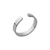 Load image into Gallery viewer, Mystigrey Brooke .925 Sterling Silver Plated Rhodium Ring
