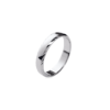 Zachary Ring in 925 Sterling Silver Plated Rhodium