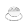 Sunset Ring in 925 Sterling Silver Plated Rhodium or 18K Gold Plated, view 4