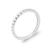 Nella Chiseled Ring in 925 Sterling Silver Plated Rhodium or 18K Gold Plated, view 3